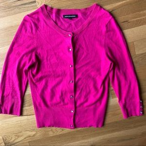 Express Women’s Rhinestone Cardigan Fuchsia Small